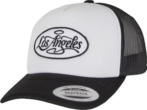 Mister Tee LA Patch Foam Trucker Cap Black/White/Black, one Size