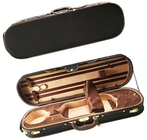 Geigenkasten Aus Holz. Einzelner Geigenkasten Instrumentenkoffer für Violine(Brown)