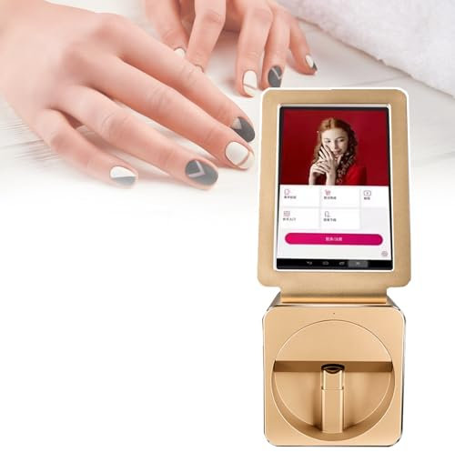 HSSMEUR Smart Automatic Nail Machine,Integrated Manicure And Drying Nail Printer