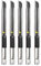 Gebildet 5pezzi Taglierino Autobloccante Destro e Sinistro/Lame a Scatto nere da 9mm/Lama a 60°/Taglierino Multiuso/Taglierino in Acciaio inox