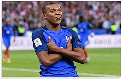 Puzzle 1000 Teile PapierZusammenbau Bild Kylian Mbappé Lottin Fußballstar Poster Spiele für Erwachsene Lernspielzeug38x52cm