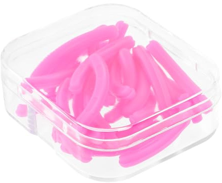 WOFASHPURET 24 Stück Lockenwickler aus Silikon Ersatzpads für Wimpernzange Weich und Hautfreundlich Einfach zu Ersetzen für Tägliches Make Up und Besondere Anlässe