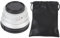 25mm F1.7 F22 Handbuch Kameraobjektiv, Halbrahmen/APS-C Großer Blende Manuelle Fokusobjektiv mit Vorderer Kappe für G1 G2 G3 G5 G6 G7 M4 / 3 Spiegelloser Kamera Montieren (Silver)