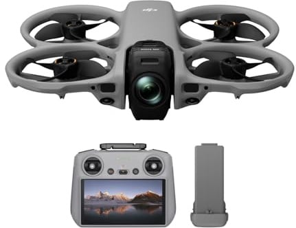 DJI Avata 360 (RC 2), 8K-360°-Kameradrohne | 1-Zoll-äquivalentes 360°-Imaging, 8K/60fps HDR, Omnidirektionale Hinderniserkennung, Propellerschutz, Luftaufnahmen