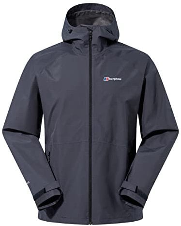 Berghaus Men's Paclite 2.0 Gore-Tex Waterproof Shell Jacket | Lightweight | Durable | Stylish, Carbon