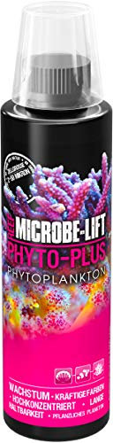 ARKA - Phyto-Plus Plant Food Plankton for Corals and Low Animals in Saltwater Aquarium, Highly Concentrated 236 ml