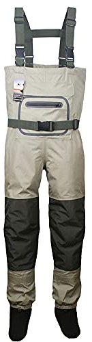 Kylebooker Angler Watvögel Angelhose Wathose Herren Anglerhose Atmungsaktiv Fliegenfischen Angelbekleidung Erschwingliche Brust Wathosen