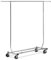 Yaheetech Portant à Vêtement Porte-manteau avec Etagères à Chaussures Métal Chromé Plus Long Haut Large Réglable Pliable avec Roulettes Mobile Charge 90kg, 190 x 55 x 178 cm