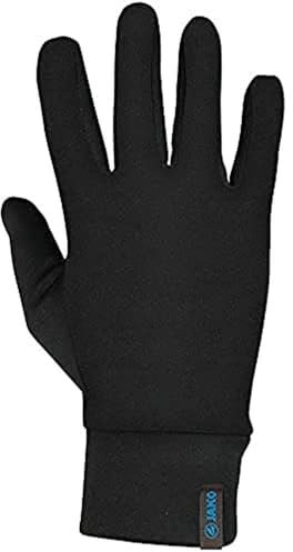 JAKO Unisex Feldspielerhandschuhe Funktion Warm, Schwarz, 4
