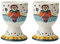 Maxwell & Williams Smile Style Eierbecher 2er-Set Boobook, Geschenkbox, Porzellan, DX0476
