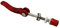 DAZISEN Fahrrad Sattelklemme - Spieße Bolzen Schnelle Veröffentlichung für Mountainbike Zubehör,Rot (1 Stück),60 * 65mm