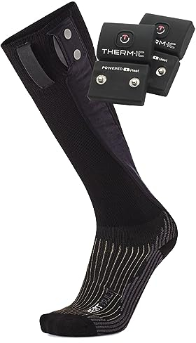 Therm-ic Powersock Set Heat Uni + S-Pack Skisocken schwarz 45-47