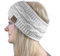 cosey Damen Weiß Winter-Stirnband, Einheitsgröße