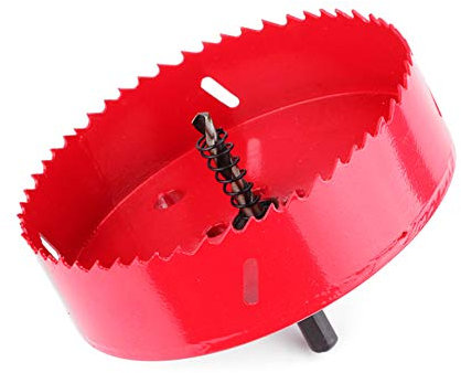 Zasiene Lochsäge 110mm M42 Lochsaege Metall Bohrkrone 110mm Lochsäge für Holz Lochkreissäge Lochöffner-Bohrer mit Bohrkrone