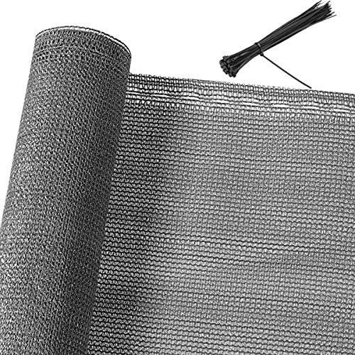Paravent Brise-vue 10m Brise Vent Anti-Regards Clôture résistant avec attache-câbles