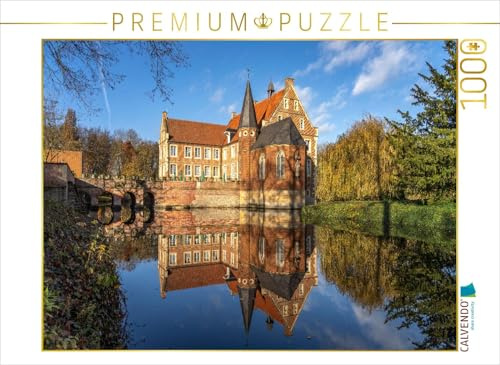 CALVENDO Puzzle Burg Hülshoff | 1000 Teile Lege-Größe 64 x 48 cm Foto-Puzzle für glückliche Stunden