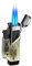 Briquet chalumeau 4 flammes réglables au gaz au butane (vendu sans gaz)