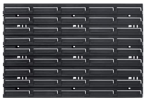 Kistenberg Werkzeugwand Wandregal Kunststoff Schwarz 576 x 18 x 390 mm