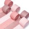 PartyWoo Krepppapier 6 Rollen 150 m, Kreppband Satz von Rose Gold, Rosa und Altrosa, Creppapier, Krepp Papier für Partydeko, Geburtstagsdekorationen, Hochzeitsdekorationen (4,5 cm x 25 m/Rolle)
