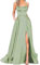 HAHAEMMA Abito Lungo da Donna Elegante con Tasche in Raso Linea ad A Abito da Sera Sexy con Allacciatura al Collo Spaghetti Abito da Sposa Abito da Principessa Abito da Damigella d'Onore