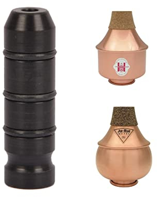 Adaptador de silencio de trompeta para práctica silenciosa (silenciador no incluido). Dispositivo de práctica para trompeta. Adaptador para silenciadores Jazz Wah-wah. Silenciador de trompeta