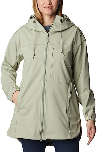 Columbia Flora Park Softshell Jacket, Veste Coupe Vent Softshell Femme, Safari, Taille L