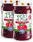 Menz&Gasser, Composta di Lamponi 100Dafrutta, 100% Frutta IQF di Alta Qualità, Lavorata con Passione in Trentino-Südtirol, Senza Glutine, Vegan, 2 Vasi x 240 g