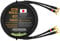 WORLDS BEST CABLES - 6 Foot - Coaxial Audiophile Single Speaker Cable for Center Channel - Custom Made Using Mogami 3082 Wire & Eminence Gold Plated Spade Plugs (2 Plugs on Each end)