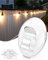 Hooks for Outdoor String Lights Clips - 40Pcs Heavy Duty Hanging with Waterproof Adhesive Clear Light Clip-Hook for Outside Fairy Christmas Lighting Sticky Extra Strong