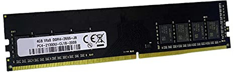 Naemriee Ddr4 4 GB di Memoria Ram 2666Mhz Pc4-21300 1.2V 284Pin Dimm Supporto Doppio Canale per AMD Scrivania Memoria