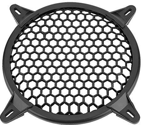 6/8/10/12 Inch Subwoofer Protection Mesh Guard, Black Plastic Material, Air Pollution Resistant, Car Audio Decoration, Speaker Cover (10 inch)