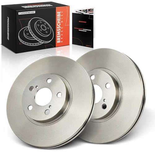 Frankberg Bremsscheibensatz inkl. 2x Bremsscheiben Vorne Belüftet Ø277mm Kompatibel mit A.v.e.n.s.i.s Station Wagon T25 A.v.e.n.s.i.s T25 Replace# 4351205040