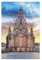 Jdekaec Dresdener Frauenkirche Leinwand-Poster, Wandkunst, Dekordruck, Bild Gemälde für Wohnzimmer, Schlafzimmer, Dekoration, ungerahmt, 30 x 45 cm