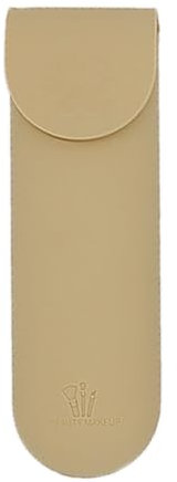 JinliangGuo One Piece Useful Travel Makeup Brush Holder Soft Cosmetic Brush Holder Portable Makeup Case Pouch Silicone Makeup Brush Holder for Brushes (Kahaki)