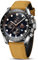 LN LENQIN Herren Analog Quarz Uhren Business Style Uhren 30M Wasserdicht Armbanduhren mit Lederband für Männer Elegante Uhren mit Datum- Braun Schwarz