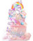 LaVenty Pony Unicorn Cake Decoration Pony Birthday Decoration Rainbow Cake Topper Unicorn Party Favors Rainbow Birthday Decoration for Girl