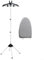 Adjustable For steamer Stand Compatible with Most Handheld For steam Irons on the Market (black)