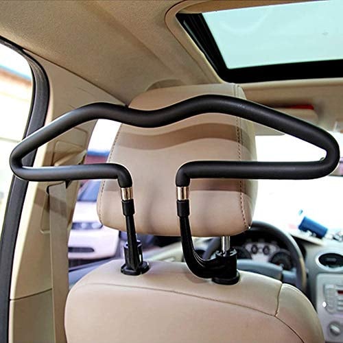 Horett Auto Kleiderbügel Kopfstütze Rücksitz Kleiderbügel Multifunktionale Auto Kleiderbügel für Mantel Anzug Jacke