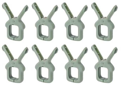 Strandtuch Klammern, 8 Stück Winddichte Wäscheklammern, rutschfeste Große Handtuchclips für Alltägliche Wäsche, Badetücher, Dicke Kleidung, Bettwäsche