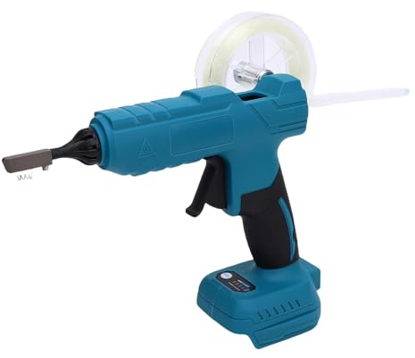 Eujgoov FTTR Hot Melt Glue Gun Fiber Optic Cabling Glue Gun 220℃ with Notch Glue Port Fiber Outlet Slot for BL1830B BL1840B BL1850B BL1860B