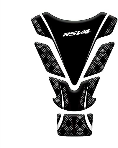 Dekorativer Aufkleber Für Aprilia RSV4 RSV1000 GPR125 Motorrad Kraftstoff Gas Tank Abdeckung Pad Schutz Aufkleber(Nero)