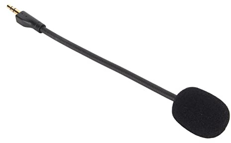 Sahgsa Mikrofon-Ersatz, 3,5 Mm Drehbarer Vergoldeter Stecker, Flexibles Abnehmbares Spielmikrofon für G PRO G PRO X