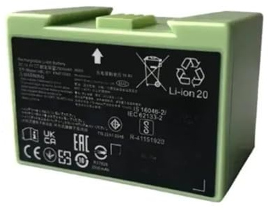 Batteria di ricambio compatibile con IRobot Roomba I1/i2/i3/i4/i5/i6/i7/i8+/e5/e6/J5/J6/J7+/J8+, 14,4 V 2500 mAh ABL-D1