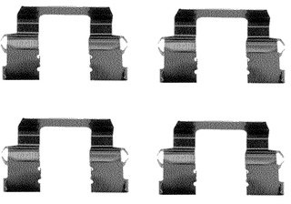 Borg & Beck BBK1144 Fitting Kit - Pads To Fit Subaru Leone 84-90