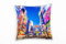 Paul Sinus Art City, Tokio, Japan, Einkaufsstraße, bunt Deko Kissen 40x40cm für Couch Sofa Lounge Zierkissen - Dekoration zum Wohlfühlen