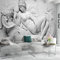 Fototapeten 3D Tapete Nackte Frau Vlies Tapete Wandaufkleber Moderne Art Design Fototapeten Tapeten Wandtapete Moderne Wand Schlafzimmer Wohnzimmer Dekoration,350x250 cm(W x H)