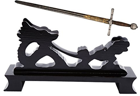 Hztyyier Schwerthalter, Schwertständer Katana Ständer, Dragon Shaped Samurai Schwerterständer Display Ständer für Katana Wakizashi Tanto