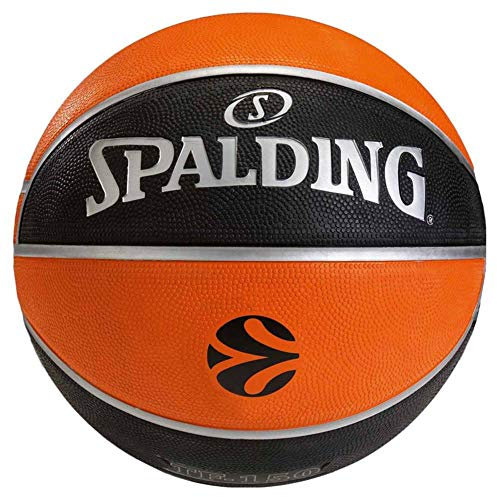 EuroLeague Spalding Tf150 Outdoor Basketball orange/schwarz 5