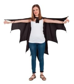 DISBACANAL Erwachsener Fledermaus Umhang für Halloween - Erwachsener