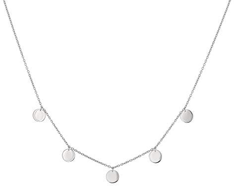cai Damen Halskette 925/- Sterling Silber 39+5cm Glänzend weiß 274250017-1-44